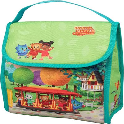 Daniel Tiger's Neighborhood - Insulated Durable Lunch Bag Sleeve, Reusable Lunch Box with Handle, Back to School Lunch Box for Kids Image 1