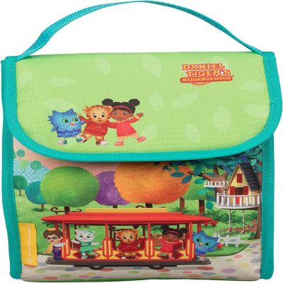 Daniel Tiger's Neighborhood - Insulated Durable Lunch Bag Tote Kit with Ice Pack - Trolley Image 1