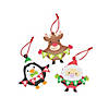 Dated Christmas Character Ornament Craft Kit - Makes 12 Image 1