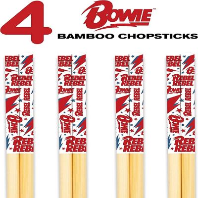 David Bowie GAMAGO Cast Bamboo Chopsticks  Set of 4 Image 1