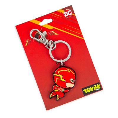DC Comics The Flash Chibi Character Metal Keychain Image 1