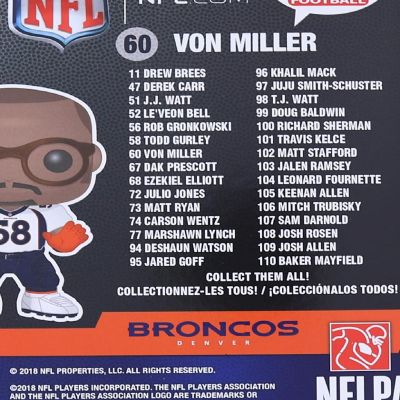 Denver Broncos NFL Funko POP  Von Miller Image 2