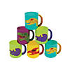 Dinosaur BPA-Free Plastic Mugs - 12 Ct. Image 1