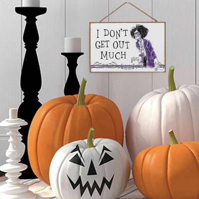 Disney 5x8 Hocus Pocus I Don't Get Out Much Billy Butcherson Hanging Wood Wall Decor Image 1