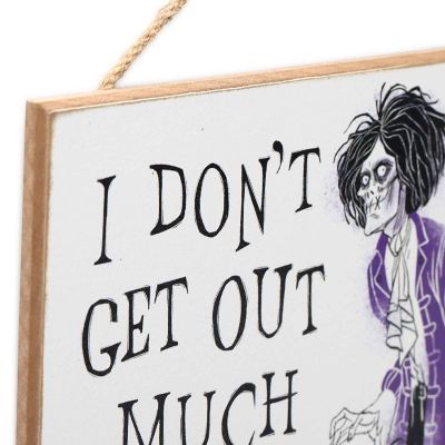 Disney 5x8 Hocus Pocus I Don't Get Out Much Billy Butcherson Hanging Wood Wall Decor Image 3