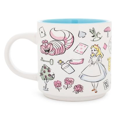 Disney Alice In Wonderland Icons Single Stackable Ceramic Mug  Holds 13 Ounces Image 2