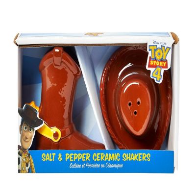 Disney & Pixar Toy Story 4 Woody Themed Salt & Pepper Shakers  Ceramic Set Image 3