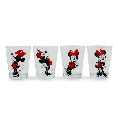 Disney Classic Minnie Mouse 2-Ounce Mini Shot Glasses  Set of 4 Image 1