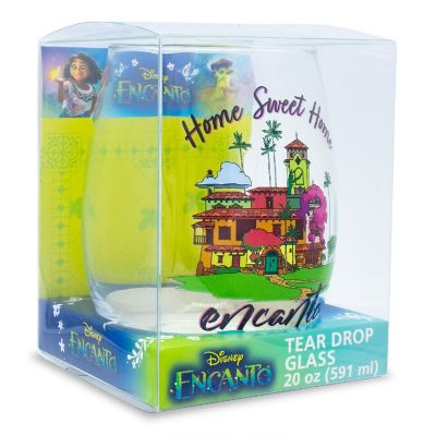 Disney Encanto "Home Sweet Home" Stemless Wine Glass  Holds 20 Ounces Image 1