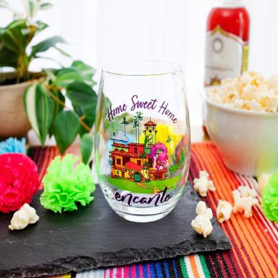 Disney Encanto "Home Sweet Home" Stemless Wine Glass  Holds 20 Ounces Image 3
