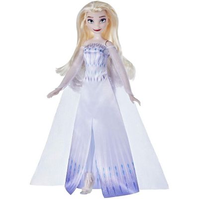 Disney Frozen 2 Queen Elsa Fashion Doll Blonde Blue Gown Hasbro Image 1