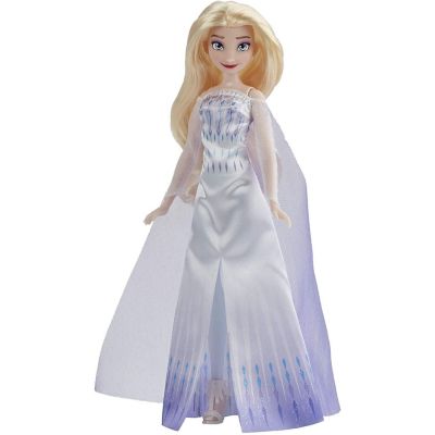 Disney Frozen 2 Queen Elsa Fashion Doll Blonde Blue Gown Hasbro Image 2