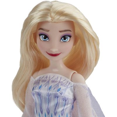 Disney Frozen 2 Queen Elsa Fashion Doll Blonde Blue Gown Hasbro Image 3