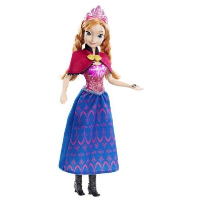 Disney Frozen Musical Magic Anna Doll Princess Music & Lights Mattel Image 1