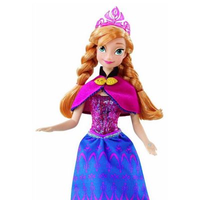 Disney Frozen Musical Magic Anna Doll Princess Music & Lights Mattel Image 3