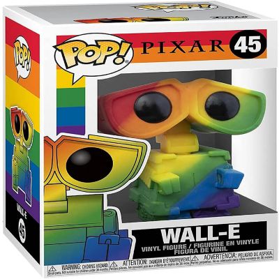 Disney Funko POP Vinyl Figure  Rainbow Pride Wall-E Image 1