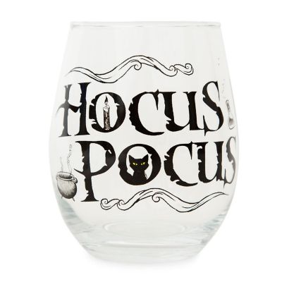 Disney Hocus Pocus Teardrop Stemless Wine Glass  Holds 20 Ounces Image 1