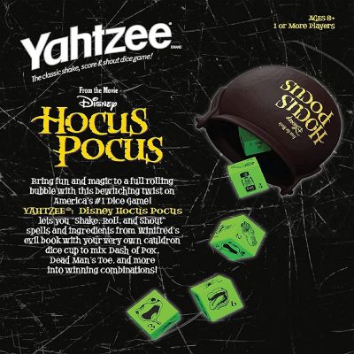 Disney Hocus Pocus Yahtzee Dice Game Image 3