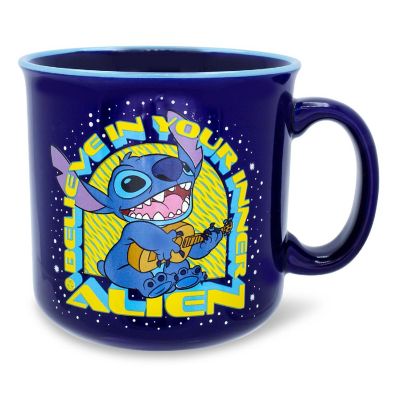 Disney Lilo & Stitch "Believe In Your Inner Alien" Camper Mug  Holds 20 Ounces Image 1