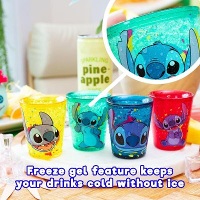 Disney Lilo & Stitch Faces 1.5-Ounce Freeze Gel Mini Cups  Set of 4 Image 3