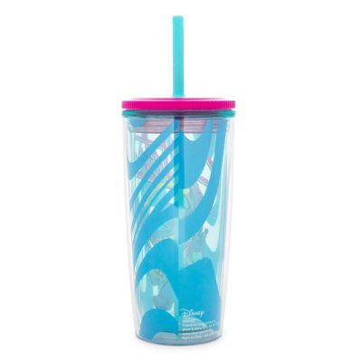 Disney Lilo & Stitch Jamming Plastic Tumbler With Lid and Straw  Hold 20 Ounces Image 1