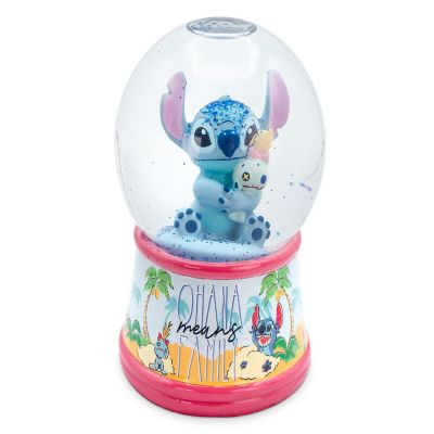 Disney Lilo & Stitch Ohana Light-Up Collectible Snow Globe  6 Inches Tall Image 1