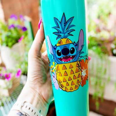 Disney Lilo & Stitch "Ohana Means Family" Double-Walled Stainless Steel Tumbler Image 3