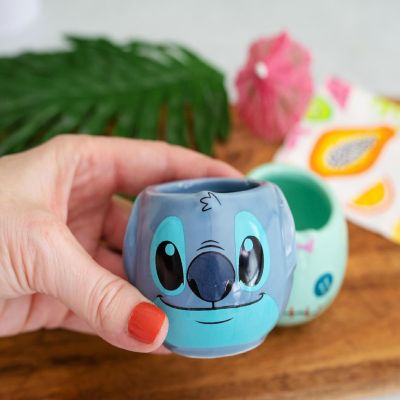 Disney Lilo & Stitch Scrump and Stitch Sculpted Ceramic Mini Mugs  Set of 2 Image 3