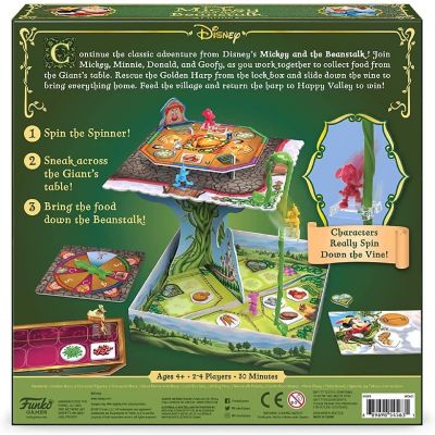 Disney Mickey and The Beanstalk Funko Game  2-4 Players Image 1