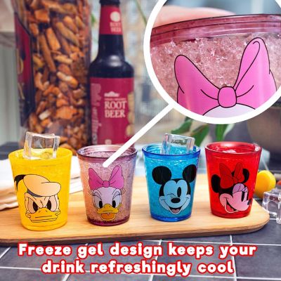 Disney Mickey Mouse and Friends Faces 1.5-Ounce Freeze Gel Mini Cups  Set of 4 Image 3