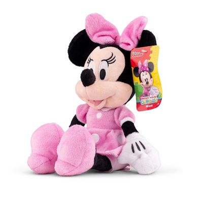 Disney Minnie Mouse 11 inch Child Plush Toy Stuffed Character Doll in Pink Dress Image 2