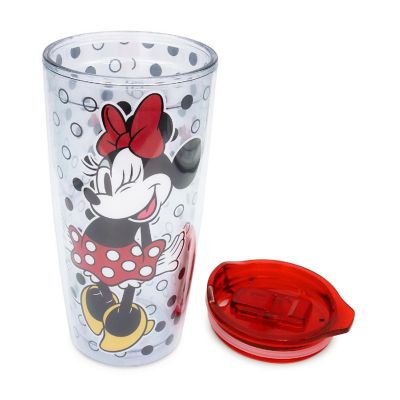 Disney Minnie Mouse Travel Tumbler with Slide Close Lid  Holds 20 Ounces Image 1