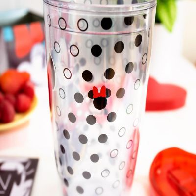 Disney Minnie Mouse Travel Tumbler with Slide Close Lid  Holds 20 Ounces Image 3