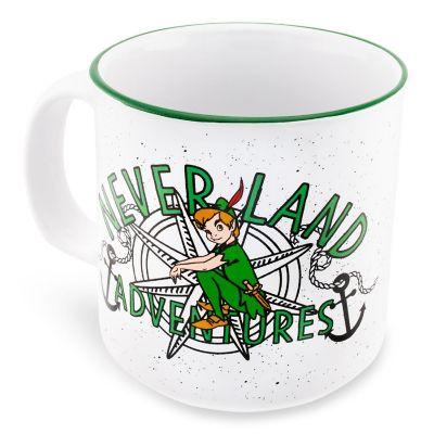 Disney Peter Pan "Neverland Adventures" Ceramic Camper Mug  Holds 20 Ounces Image 1