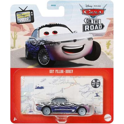 Disney Pixar Cars On The Road Kay Pillar-Durev HHV04 1:55 Scale Die-cast Vehicle Image 1