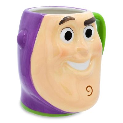 Disney Pixar Toy Story Buzz Lightyear Sculpted Ceramic Mug  Holds 20 Ounces Image 1