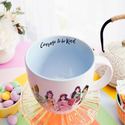 Disney Princess "Courage To Be Kind" Ceramic Soup Mug  Holds 24 Ounces Image 3