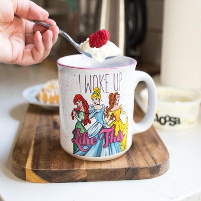 Disney Princess "I Woke Up Like This" Ceramic Camper Mug  Holds 20 Ounces Image 3