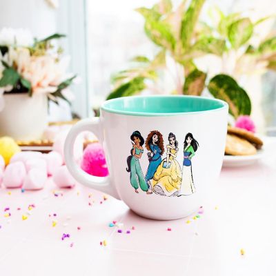 Disney Princess Royal Gathering Ceramic Soup Mug  Holds 24 Ounces Image 2
