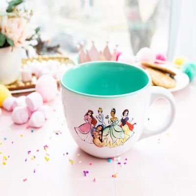 Disney Princess Royal Gathering Ceramic Soup Mug  Holds 24 Ounces Image 3