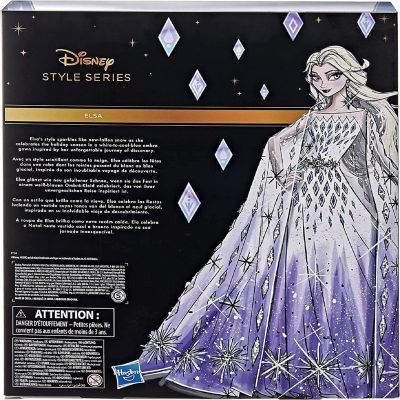 Disney Princess Style Series Holiday Elsa Fashion Doll Frozen Collector Gown Hasbro Image 3