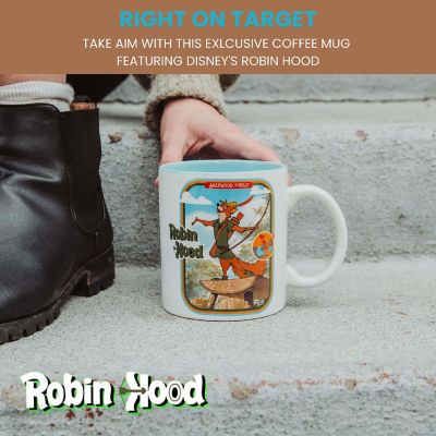 Disney Robin Hood Sherwood Forest Ceramic Coffee Mug  Holds 20 Ounces Image 2