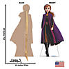 Disney&#8217;s Frozen II Anna Life-Size Cardboard Stand-Up Image 1