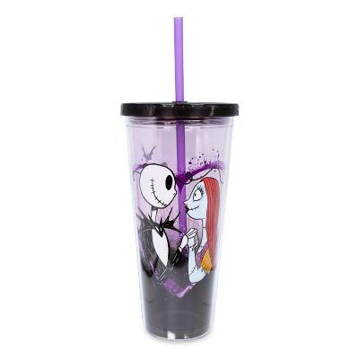 Disney The Nightmare Before Christmas Acrylic Carnival Cup with Lid and Straw Image 1