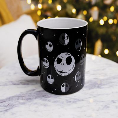 Disney The Nightmare Before Christmas Jack Moon Phases Ceramic Mug  20 Ounces Image 1