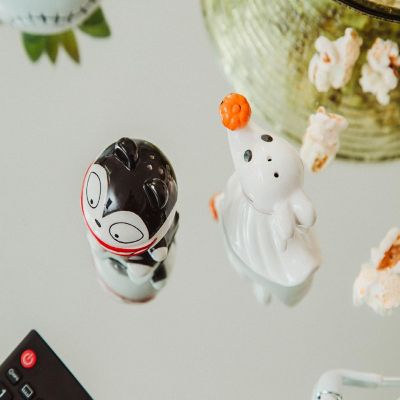 Disney The Nightmare Before Christmas Zero and Teddy Salt and Pepper Shaker Set Image 3