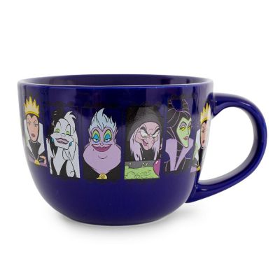 Disney Villains Close-Up Panels Ceramic Soup Mug  24 Ounces Image 1