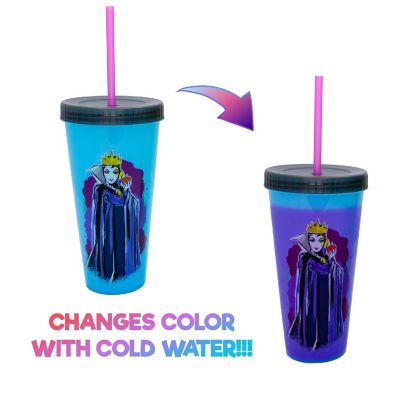 Disney Villains Color-Changing Plastic Tumblers  Set of 4 Image 1