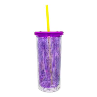 Disney Villains Plastic Cold Cup With Lid and Straw  Holds 20 Ounces Image 1