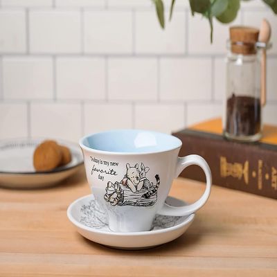 Disney Winnie The Pooh And Friends Ceramic Teacup and Saucer Set Image 3